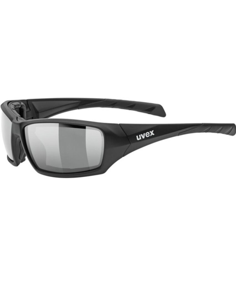Uvex Sportstyle 308 Black Mat/Mirror Silver Güneş Gözlüğü 