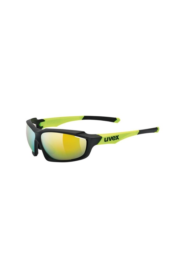 Uvex Sportstyle 710 Black Mat Yellow/Mirror Yellow Güneş Gözlüğü 