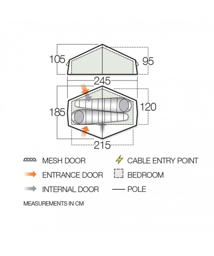 Vango Nevis 200 2 Kişilik Çadır - VANGO (1)