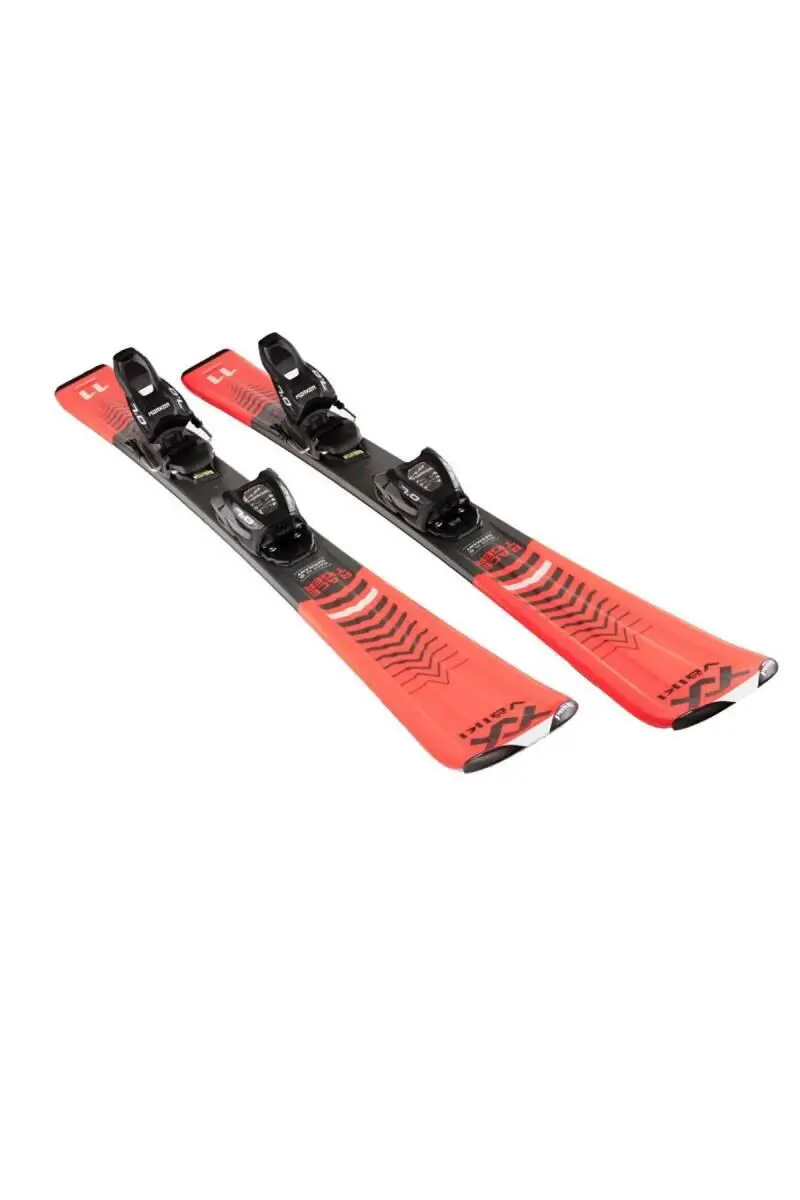 Völkl Jr Racetiger Kırmızı Vmotıon Kayak + 4.5 Vmotıon JR Bağlama 120 CM - 2